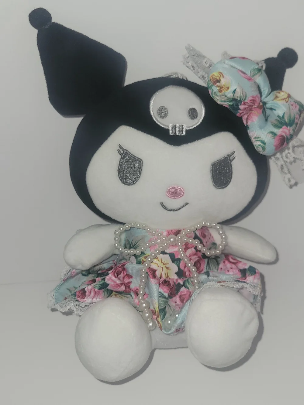 Kuromi Floral Dress Plush Doll